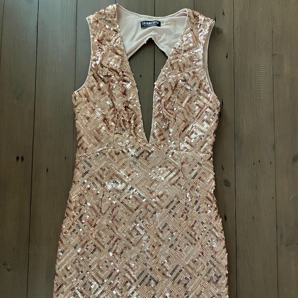 Fashion Nova Dresses & Skirts - Fashion Nova Rose Gold Sequin Dress
